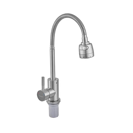 Змішувач для кухні Armata SUS-011 з рефлекторним виливом CH6483 Нержавіюча сталь - фото 6