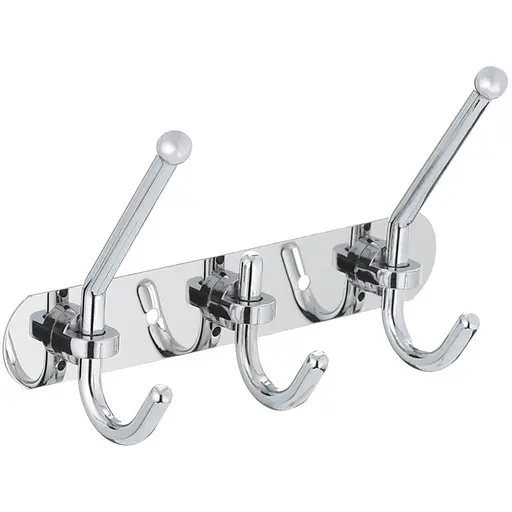 Планка з 3-ма гачками ZERIX LR201-3 (LL1414) - фото 1