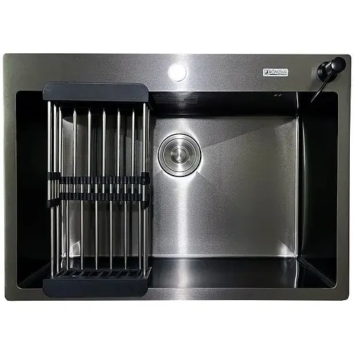 Кухонна мийка Romzha Arta U-650S Max BL - фото 1
