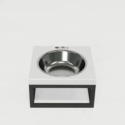Hollky Base Solo S — миска на підставці для котів і маленьких собак (1 × 0,45 л) - фото 3