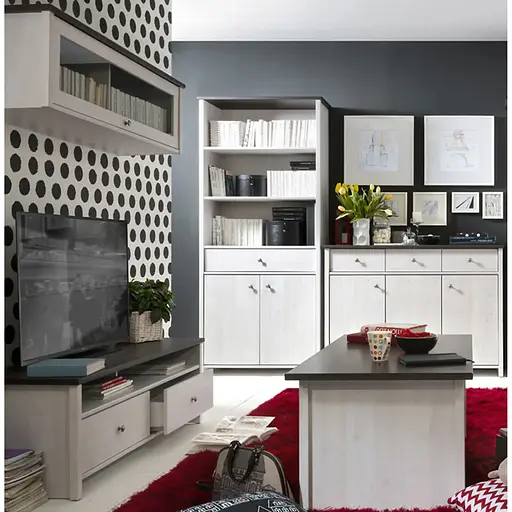 Тумба под ТВ ВМК (БРВ) Порто RTV2S/160 Джанни + Сосна Ларико (GRB-1970) - фото 7