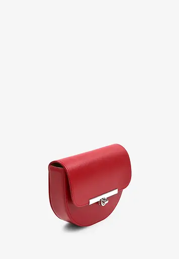 Жіноча шкіряна сумка поясна-кросбоді Bridget червона - фото 6