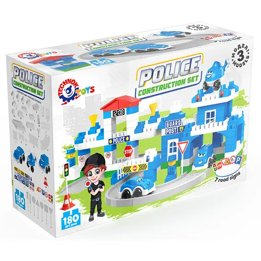 Игровой набор конструктор "Police" 8447TXK 180 деталей