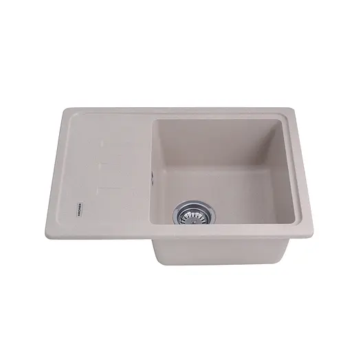 Кухонна мийка гранітна Kroner KRP Komposit COL-6243 CV031059, Береза - фото 3
