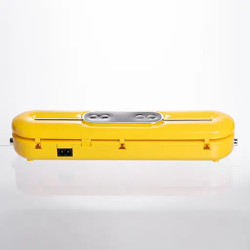 Вакууматор побутовий Yiwu для сухих і вологих продуктів 90 Вт вакуумний пакувальник Жовтий + 10 пакетів HP-11-15Y - фото 2