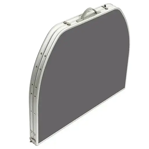 Стіл Bo-Camp Case Model Oval 150x80 см сірий (DAS303275) - фото 3