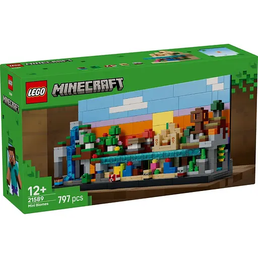 Конструктор LEGO Minecraft Минибиомы 797 деталей (21589)