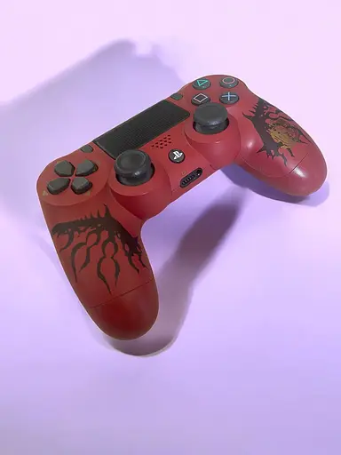 Геймпад Sony PlayStation 4 (PS4) DualShock 4 Wireless с уникальным лимитированным дизайном Monster Hunter - фото 2