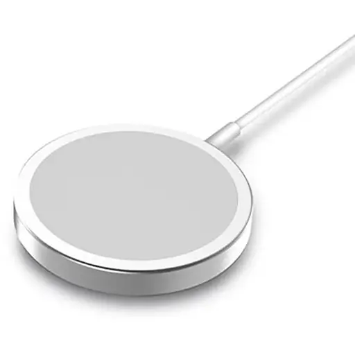 Заряджання Qi XO magnetic wireless charger CX004 15W бездротове біле - фото 1