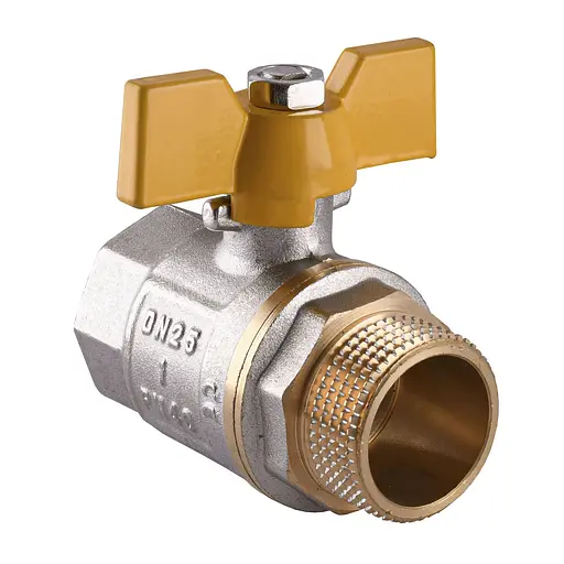 Кран кульовий прямий Solomon 1″ ЗВ ЖБ PN40 В1008 - фото 1