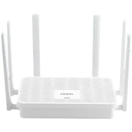 Роутер Fenvi FV-AX3000WR, White, WiFi 6 (2.4GHz до 574 MB/s / 5GHz до 2402 MB/s), 3xGLan, 1xGWan, MU-MIMO, 6 внешних антенн