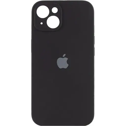 Чехол Epik Silicone Case Full Camera Protective (AA) для Apple iPhone 13 (6.1) Черный/Black - фото 1