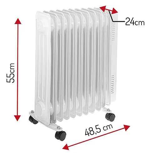 Масляний обігрівач Adler AD 7817 (11 ребер) - фото 5
