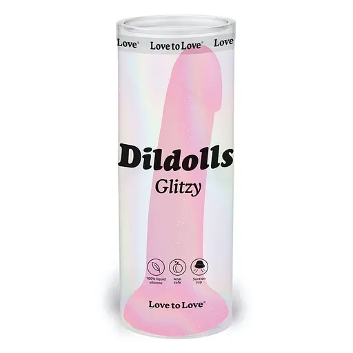 Фалоімітатор з блискітками Love To Love DILDOLLS, ультрам'який - фото 8