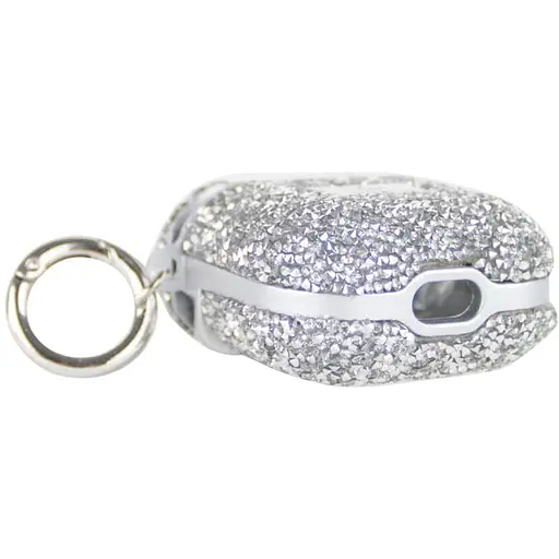 TPU чохол Bling World Rock Diamond для навушників AirPods 1/2 Срібний - фото 5