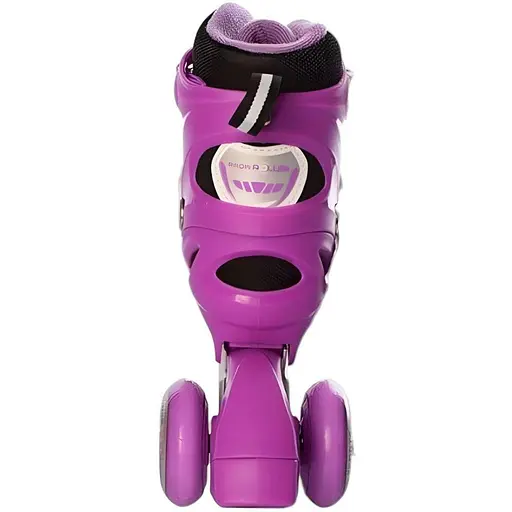 Ролики Profi A4123-XS-V алюміній, поліуретан, заднє гальмо і діаметр коліс 64 мм фіолетові - фото 3