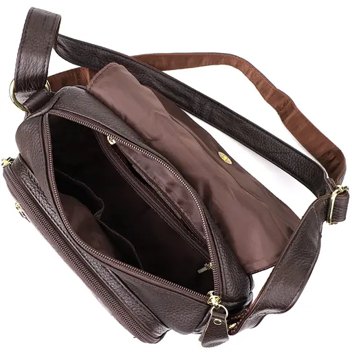 Сумка Vintage из натуральной кожи для женщин 23.5х17х10 см sum0027569 - фото 8