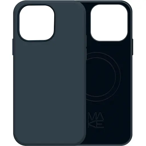 Чохол Make Apple iPhone 14 Pro Max Premium Silicone MagPro Midnight