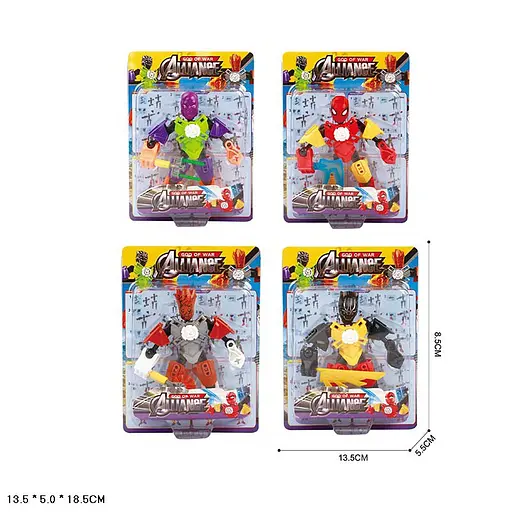Конструктор Герої Марвел, 13.5x5x18.5 см, (В асортименті) - фото 2