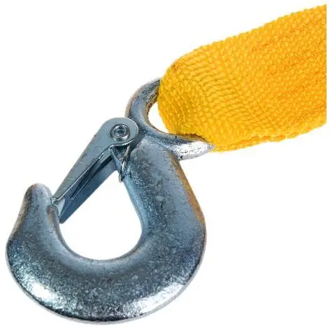 Трос буксир Штурмовик ТРШ-245-3-1 стрічка 3 тонни 46 мм х 4.5 м жовтий (ТРШ-245-3-1) - фото 3