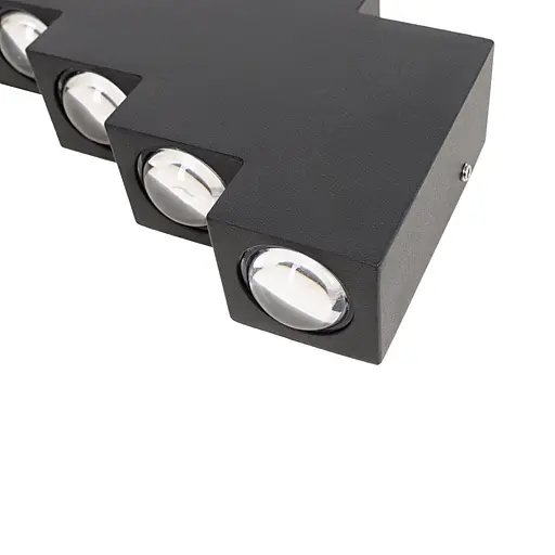 Подсветка Brille фасадная LED 8W WW IP54 BK (AL-620/8) - фото 6