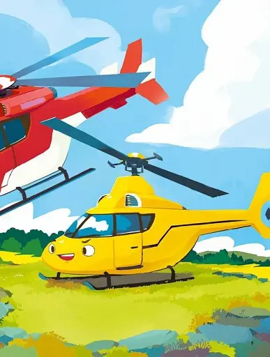 Гелікоптер Гуґо. Маленький моторчик — велике серце - фото 8