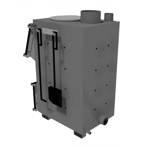 Твердопаливний котел Zubr Classic плита 12 кВт - фото 5