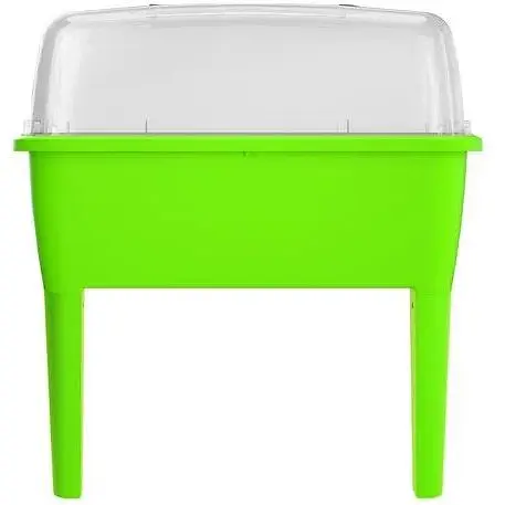 Горшок для растений в виде мини-теплицы Prosperplast Respana Planter комплект - лайм, 52 л