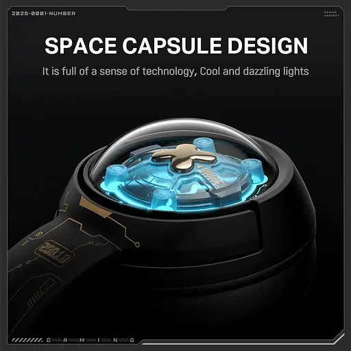 Ігрова гарнітура Onikuma GT802 бездротова з підсвіткою чорний - фото 3