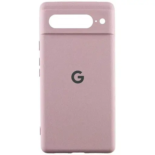 Чохол Lakshmi Silicone Cover Full Camera (AA) with logo для Google Pixel 7 Pro Рожевий / Pink Sand