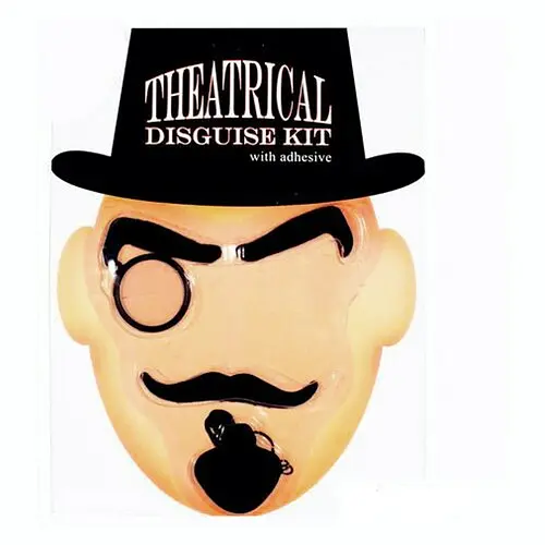 Набір брови, монокль, вуса Еркюль Пуаро - фото 1