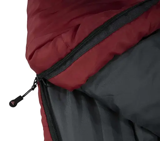 Спальный мешок High Peak TR 300/0°C Dark Red/Grey Right (23061) - фото 2