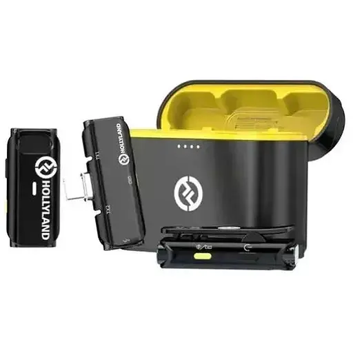 Бездротова мікрофонна система Hollyland LARK C1 DUO USB-C (HL-LARK C1 DUO-MOBILE-B)