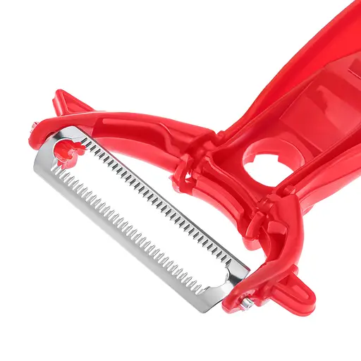 Ніж економка овочечистка для тонкого чищення овочів та фруктів Принцеса кухні , Kitchette Червоний 83763 - фото 8