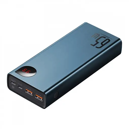 Повербанк Baseus Adaman Metal 20000 mAh 65W синій - фото 4