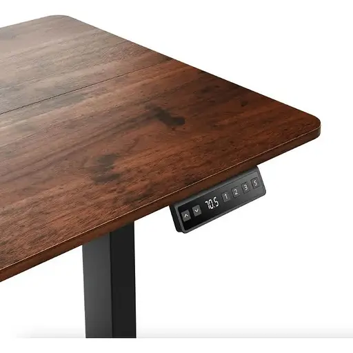 Комп'ютерний стіл з регульованою висотою Di Volio Amone коричневий - фото 2