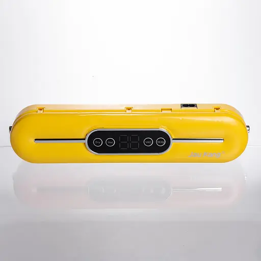 Вакууматор побутовий Yiwu для сухих і вологих продуктів 90 Вт вакуумний пакувальник Жовтий + 10 пакетів HP-11-15Y - фото 3