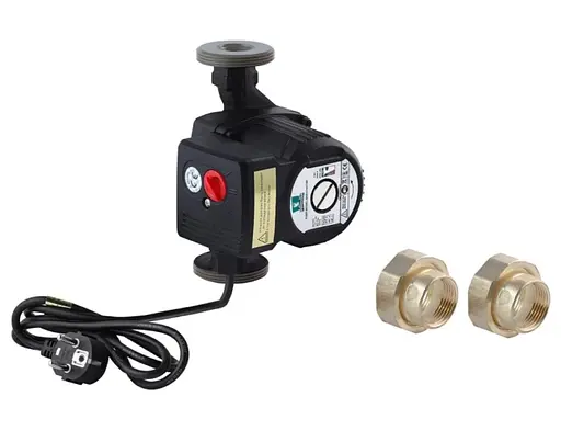 Циркуляционный насос Pumpman GRS32/60/180 Нmax 6 м Qmax 3.3 м³ 93 Вт с гайками (CV029799) - фото 1