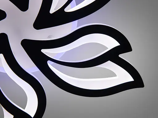 Потолочная светодиодная люстра с пультом, димером, подсветкой, 80W - фото 4