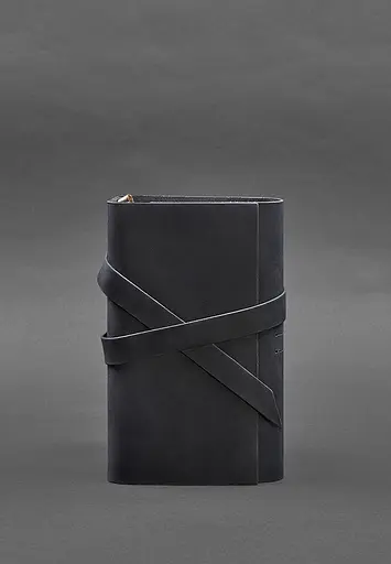 Шкіряний блокнот (Софт-бук) 1.0 синій - фото 2