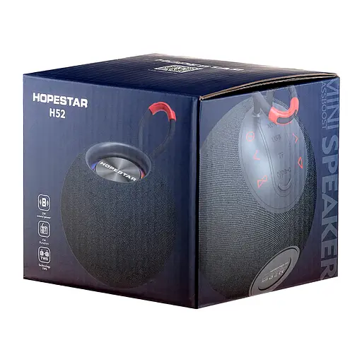 Портативная Bluetooth колонка Hopestar H52 Синий - фото 2