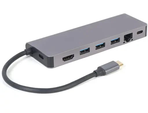 USB-Хаб Cablexpert A-CM-COMBO5-05, USB Type-C 5-в-1 (A-CM-COMBO5-05) - фото 2