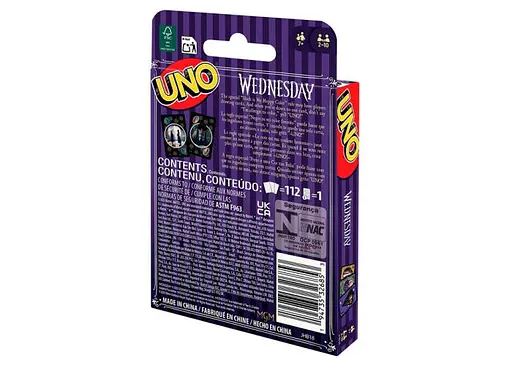 Настольная игра Mattel Уно Уэнздей (UNO Wednesday) (JHB18) - фото 2