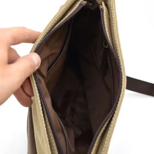 Чоловіча шкіряна сумка через плече TARWA 27х31х8 см sum0025860 - фото 7