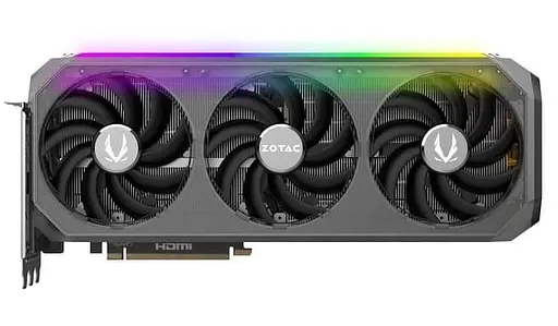 Видеокарта Zotac RTX 5090 32Gb GAMING AMP Extreme INFINITY (ZT-B50900B-10P) (GDDR7, 512 bit, PCI-E v5.0 x16) - фото 1