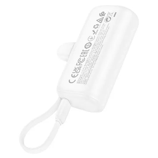 Акумулятор зовнішній із вбудованим кабелем Hoco J116 Pro Pocket Lightning вихід 5000mAh - фото 4