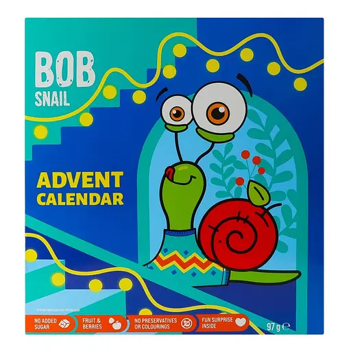 Адвент-календарь с игрушками и наклейками Bob Snail 97 г - фото 2