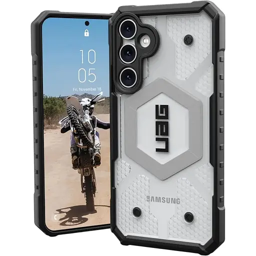 Оригінальний протиударний чохол UAG Pathfinder для Samsung Galaxy S23 FE (6.4") Clear Ice 214410114343