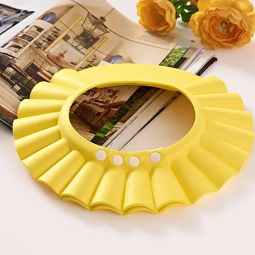 Козирок для миття голови дитячий LVR 032 захисна шапочка для купання дитини Yellow (19008) - фото 2