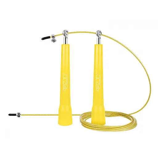 Скакалка 4FIZJO скоростная для кроссфита Standard+ Yellow 4FJ0184 (P-5907739311535) - фото 1